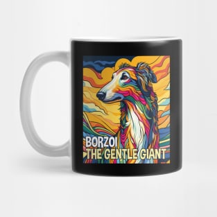 Borzoi. The Gentle Giant. Mug